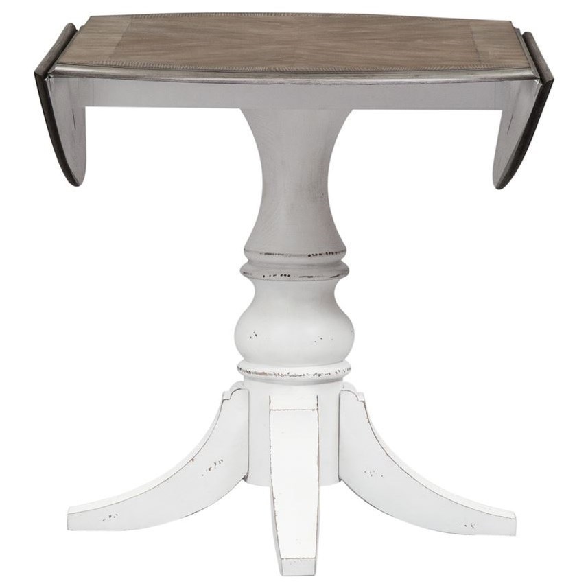 Magnolia manor top pedestal dining table